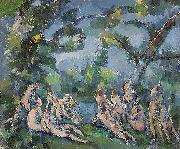 Paul Cezanne Badende Germany oil painting artist